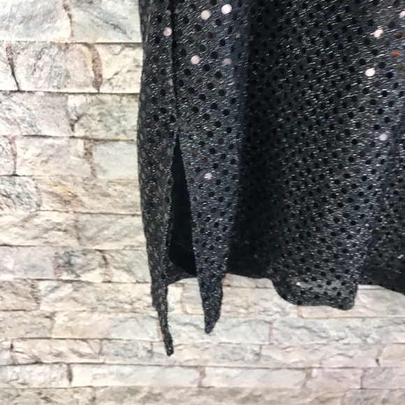 NOTATIONS NWT SIZE 1X BLOUSE-SHORT SLEEVE-SEQUINS - Picture 9 of 16